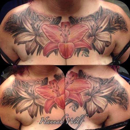 Tattoos - Lily chest piece - 116218